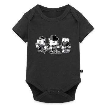 Mafia informatique - Body à manches courtes Premium Bébé - noir - Devant