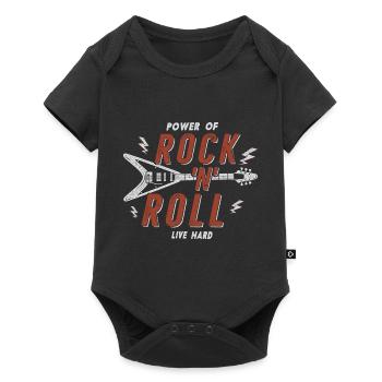 Rock And Roll - Baby Premium short-sleeve bodysuit - black - Front