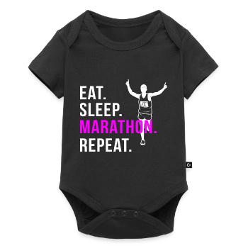 marathon - Body à manches courtes Premium Bébé - noir - Devant