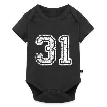 31 - Body à manches courtes Premium Bébé - noir - Devant