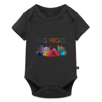 Las Vegas - Body à manches courtes Premium Bébé - noir - Devant