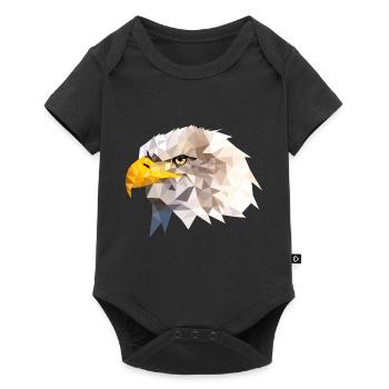 Bald Eagle Sea Eagle American Eagle Eagle - Baby Premium short-sleeve bodysuit - black - Front