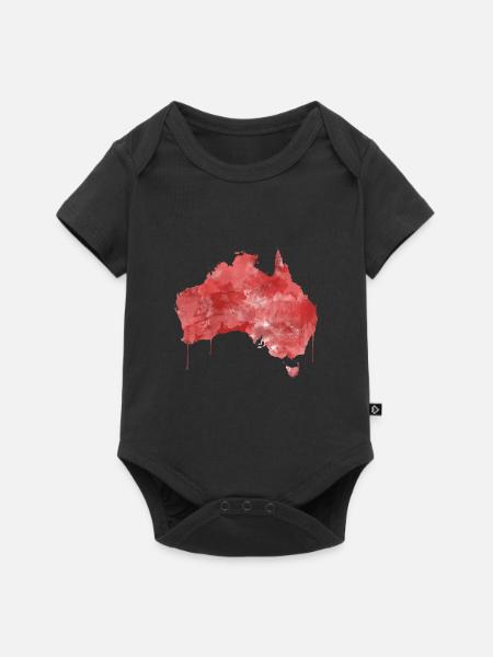 Australia - Baby Premium short-sleeve bodysuit - black