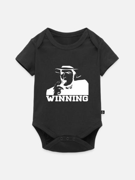 Winning - Baby Premium Kurzarmbody - Schwarz