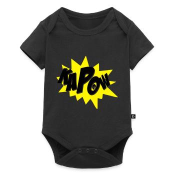kapow - Baby Premium short-sleeve bodysuit - black - Front