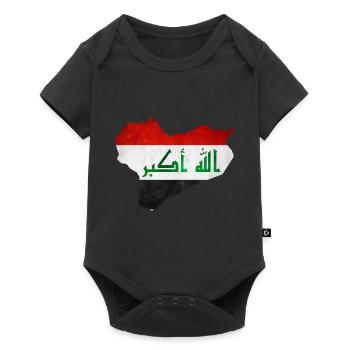 Irak - Body à manches courtes Premium Bébé - noir - Devant