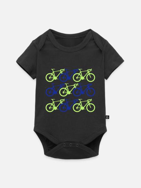 radsport - Baby Premium Kurzarmbody - Schwarz
