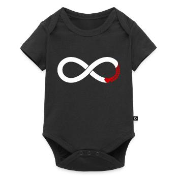 Amour infini - Body à manches courtes Premium Bébé - noir - Devant
