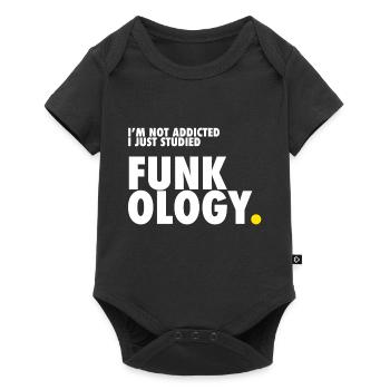 I'm not addicted. I just studied Funkology. - Baby Premium short-sleeve bodysuit - black - Front