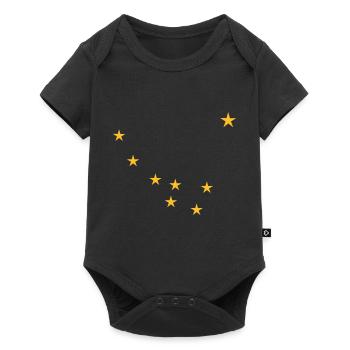 Alaska Siegel - Usa Armoiries - Body à manches courtes Premium Bébé - noir - Devant