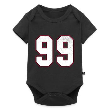 Numéro quatre-vingt-dix neuf - 99 Classic Vintage Sport - Body à manches courtes Premium Bébé - noir - Devant