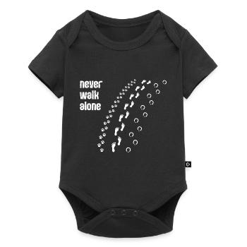 Ne marchez jamais seul - Body à manches courtes Premium Bébé - noir - Devant