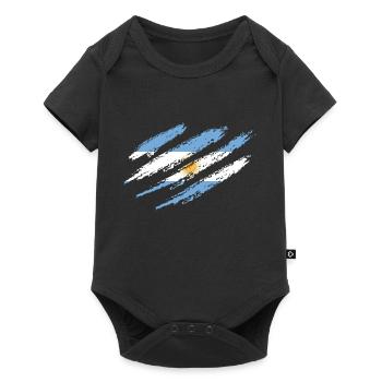 Argentina Flag South America Argentine Flag - Baby Premium short-sleeve bodysuit - black - Front