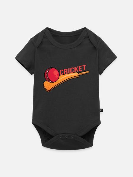 Cricket cricket bat cricket cricket match - Baby Premium short-sleeve bodysuit - black