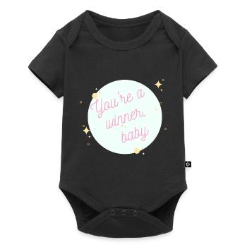 Vous êtes un bébé gagnant - Body à manches courtes Premium Bébé - noir - Devant