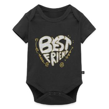 Meilleurs ami - Body à manches courtes Premium Bébé - noir - Devant