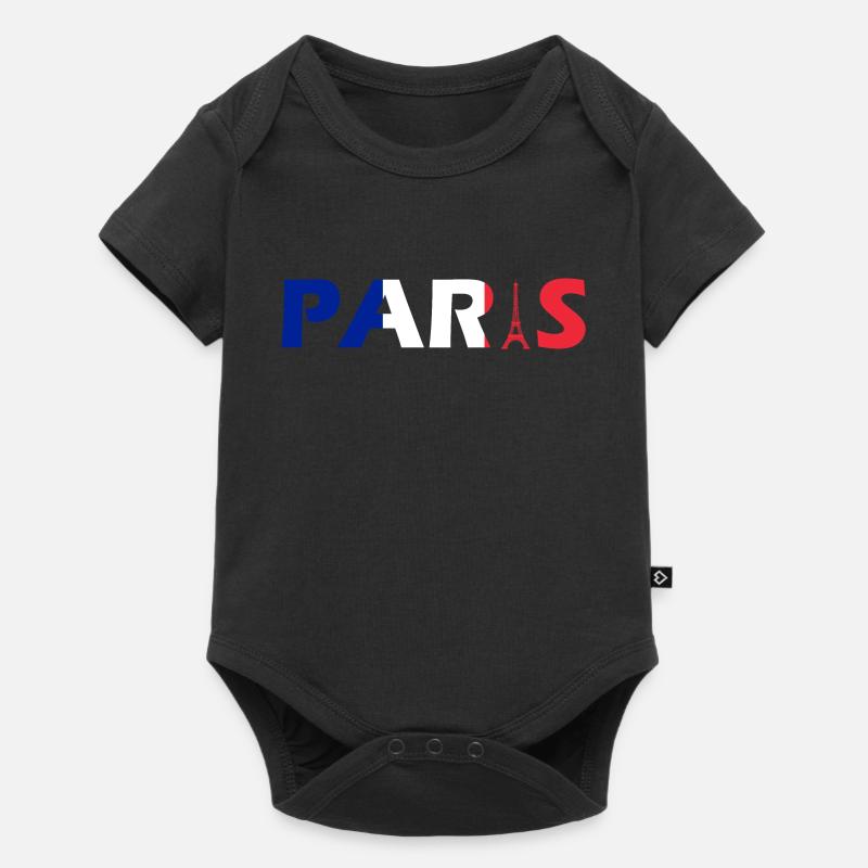 Paris - Body à manches courtes Premium Bébé - noir