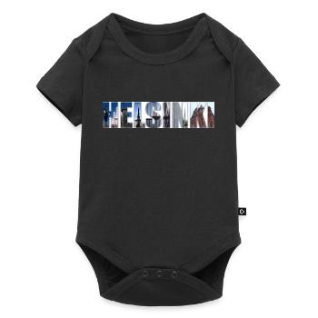 HELSINKI - Body à manches courtes Premium Bébé - noir - Devant