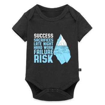 Success is succès - Body à manches courtes Premium Bébé - noir - Devant