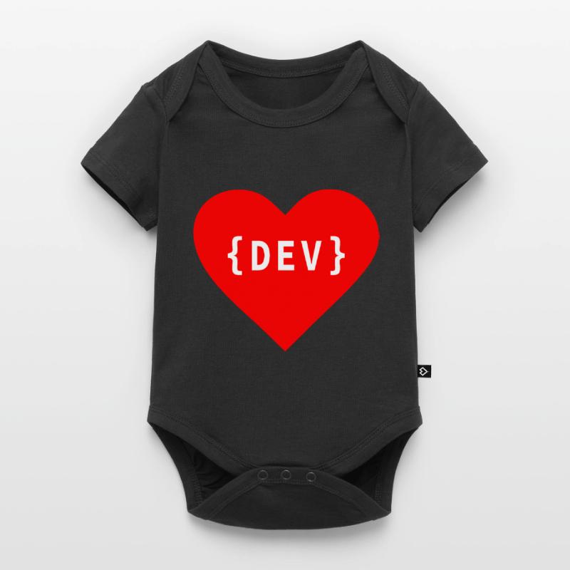 Software Developer, Liebe Code DEV Entwickler Tag Baby Premium Kurzarmbody