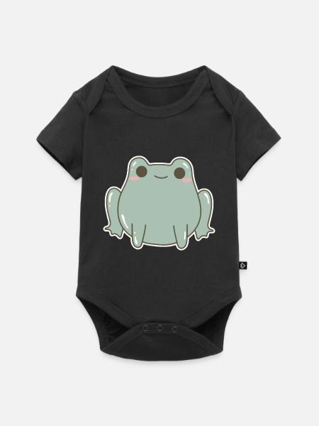 Frog - Baby Premium short-sleeve bodysuit - black