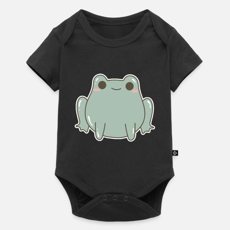 Frosch - Baby Premium Kurzarmbody - Schwarz