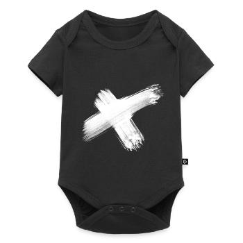 x white - Baby Premium short-sleeve bodysuit - black - Front