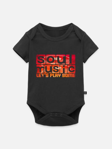 Soul Musik - Baby Premium Kurzarmbody - Schwarz