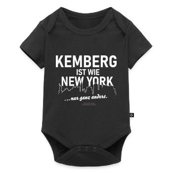 Kemberg - Baby Premium Kurzarmbody - Schwarz - Vorne