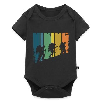 HIKING - Body à manches courtes Premium Bébé - noir - Devant