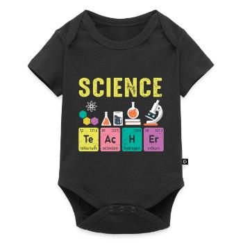 Éléments réguliers des professeurs de sciences - Body à manches courtes Premium Bébé - noir - Devant