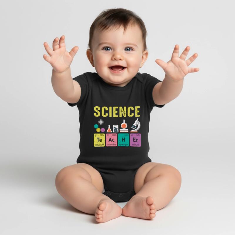 Science Teachers Regular Elements Baby Premium short-sleeve bodysuit
