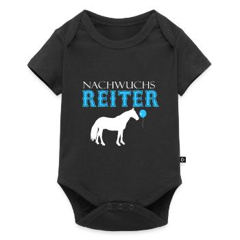 Nachwuchs reiter 2022 - Baby Premium Kurzarmbody - Schwarz - Vorne