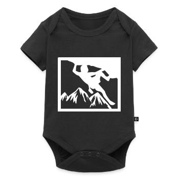 Escalade de bloc Escalade Randonnée - Body à manches courtes Premium Bébé - noir - Devant