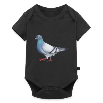 PIGEON - Body à manches courtes Premium Bébé - noir - Devant