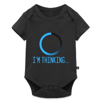 Gaming Computer T-Shirt Men Women Children Nerd - Baby Premium Kurzarmbody - Schwarz - Vorne