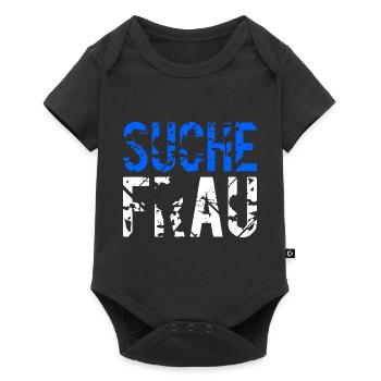 Ich such ne Frau - Baby Premium Kurzarmbody - Schwarz - Vorne