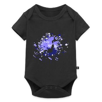 Beautiful Japan Color Splash - Baby Premium short-sleeve bodysuit - black - Front