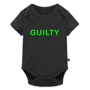 Guilty - Baby Premium Kurzarmbody - Schwarz - Vorne