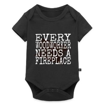 woodworker hobbyists sabrina carpenter tshirts - Baby Premium Kurzarmbody - Schwarz - Vorne
