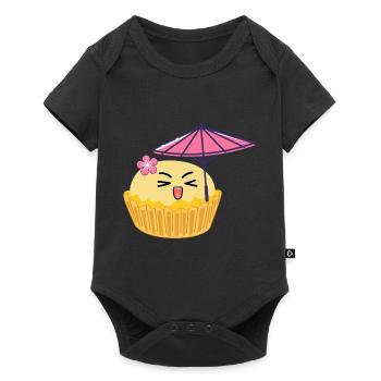 Sweet Kawaii Cupcake Japonais Candy Cartoon - Body à manches courtes Premium Bébé - noir - Devant