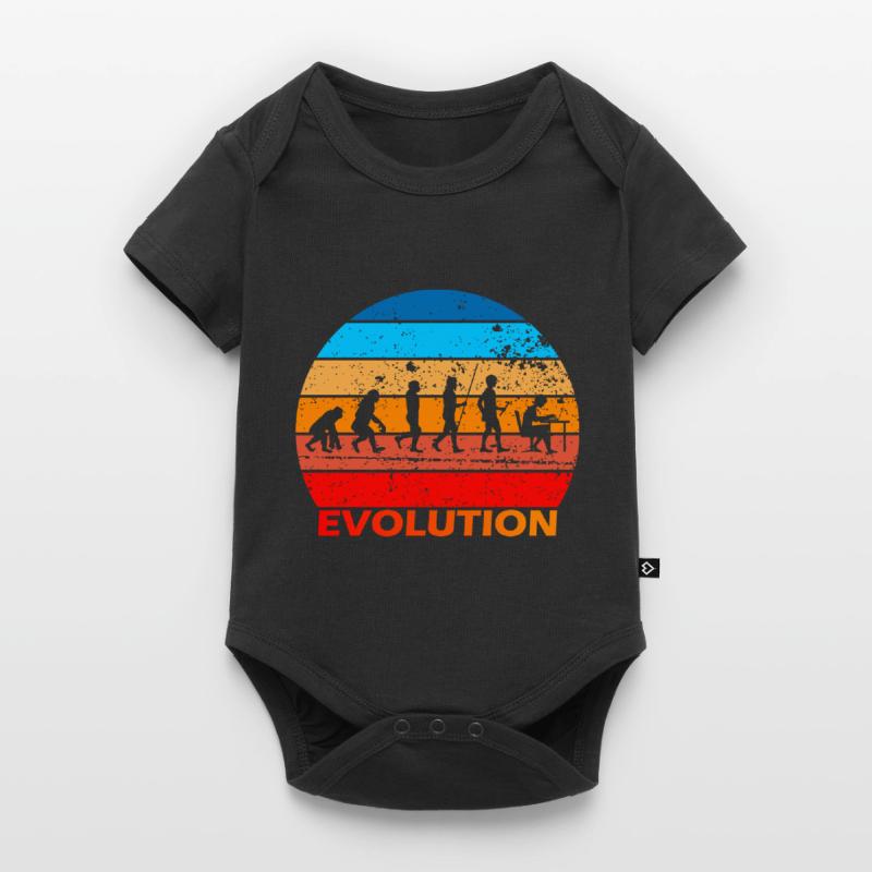 Evolution de l’informatique informatique Informatique Computer Science Computer Nerds Body à manches courtes Premium Bébé