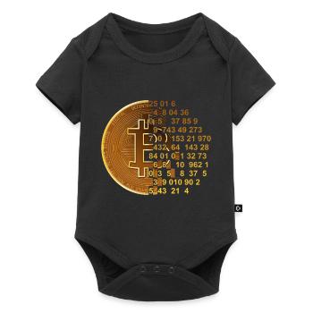 Bitcoin BTC Revolution - Crypto Gift Idea - Baby Premium short-sleeve bodysuit - black - Front