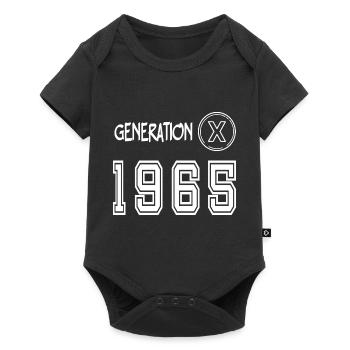 Génération X 1965 - Body à manches courtes Premium Bébé - noir - Devant