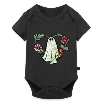 fantôme - Body à manches courtes Premium Bébé - noir - Devant