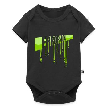 Mucus Drops Error 404 - Baby Premium short-sleeve bodysuit - black - Front