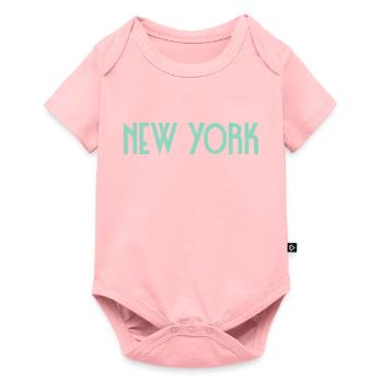 New York - Body à manches courtes Premium Bébé - rose - Devant