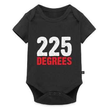 225 DEGREES GRILLED BBQ SEASON - Baby Premium short-sleeve bodysuit - black - Front