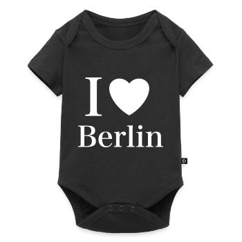 J’adore Berlin - Body à manches courtes Premium Bébé - noir - Devant