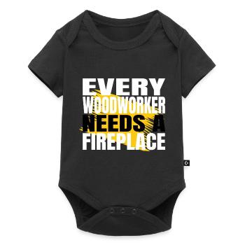 jokes carpenter hoodies and sweatshirts - Baby Premium short-sleeve bodysuit - black - Front